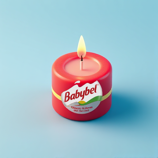 Babybel Candle